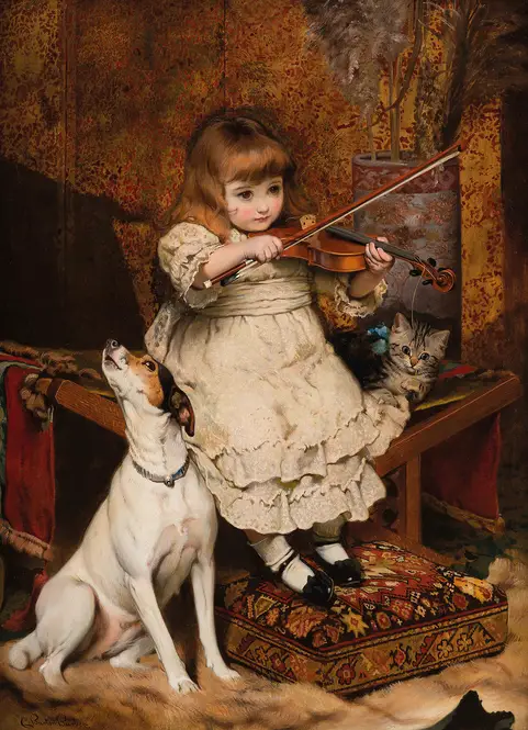 The little violinist (1887)